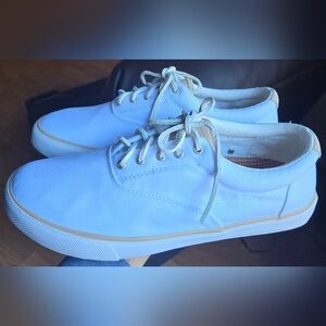 SZ 11.5 Men's SPERRY STRIPER II CVO Seacycled Twill Casual Shoes